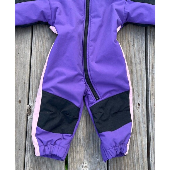 Molehill Infant/Toddler size 9-18 Months One Piece Fleece Lined Snowsuit - Picture 3 of 9